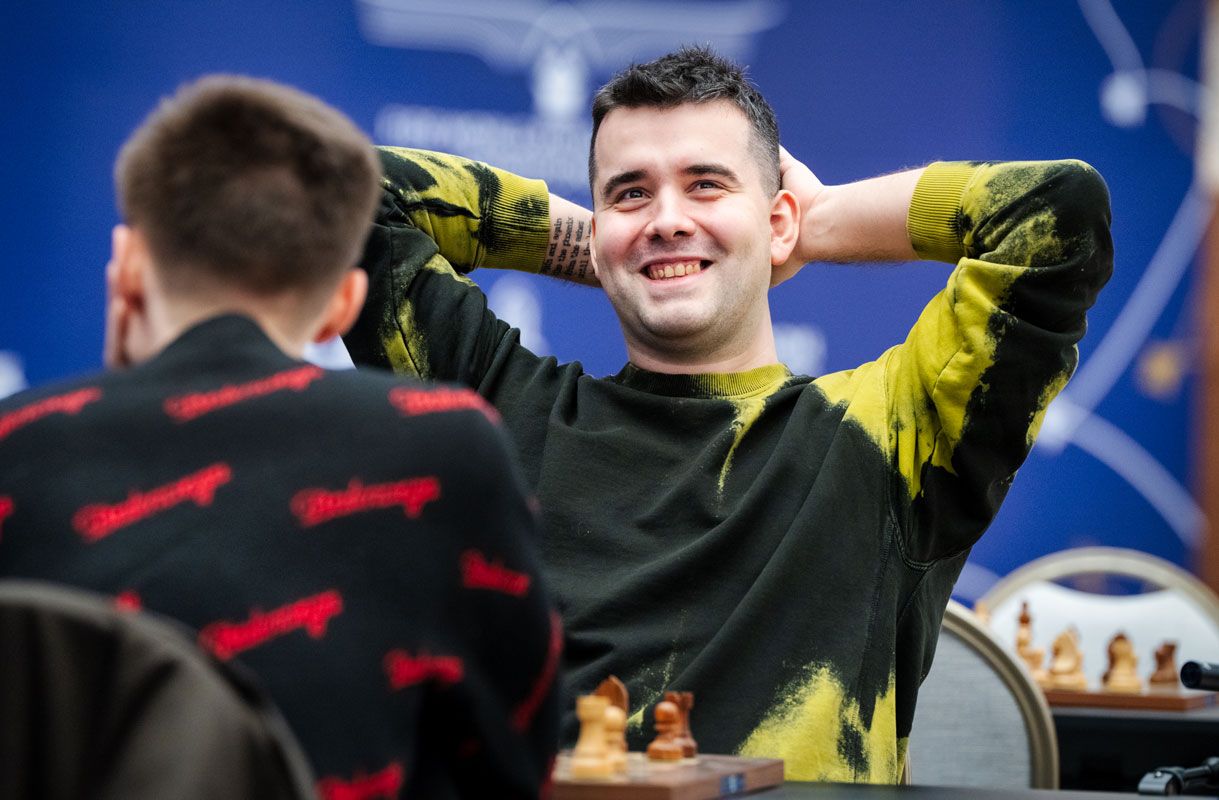 涅波姆尼亚奇已经两次赢得候选人赛冠军，但他能三次获胜吗？照片：Maria Emelianova/Chess.com